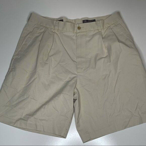 Size 35" Nordstrom Cement Flat Front Shorts - Picture 5 of 5
